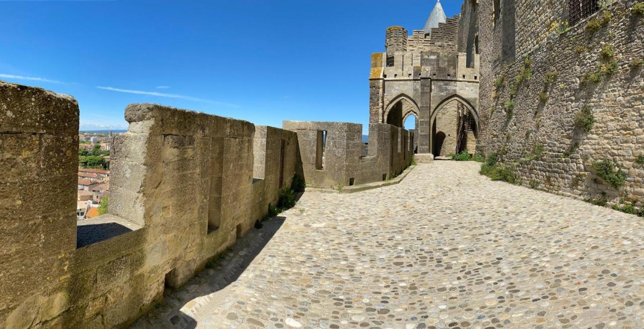 Tout Confort ! Climatisation, Calme, Piscine, Parking Gratuit, Terrasse, Wifi Carcassonne Zewnętrze zdjęcie