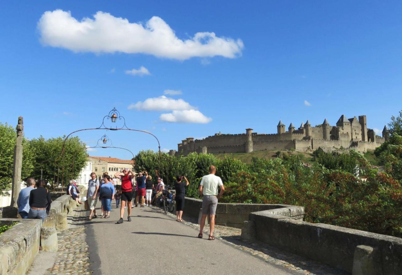 Tout Confort ! Climatisation, Calme, Piscine, Parking Gratuit, Terrasse, Wifi Carcassonne Zewnętrze zdjęcie