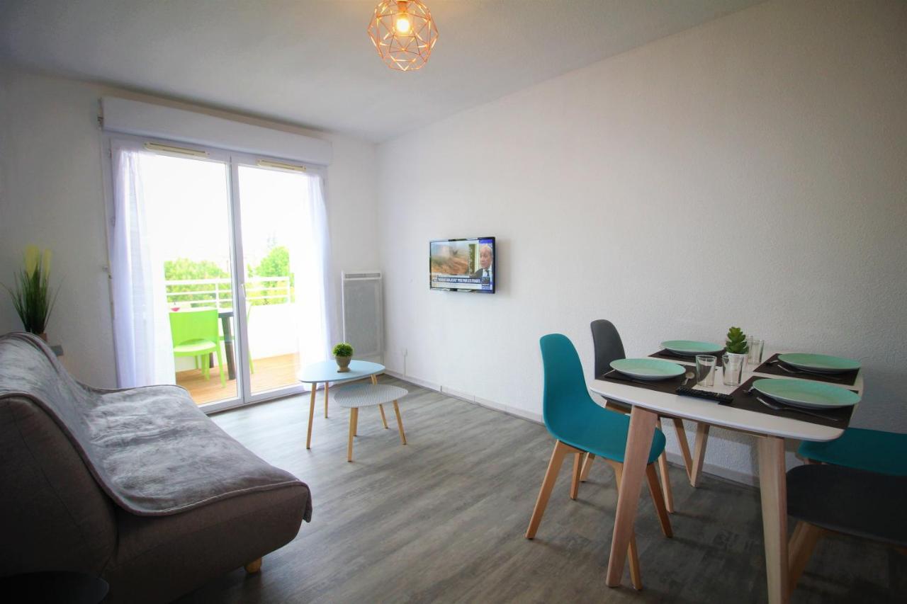 Apartament Tout Confort ! Climatisation, Calme, Piscine, Parking Gratuit, Terrasse, Wifi Carcassonne Zewnętrze zdjęcie